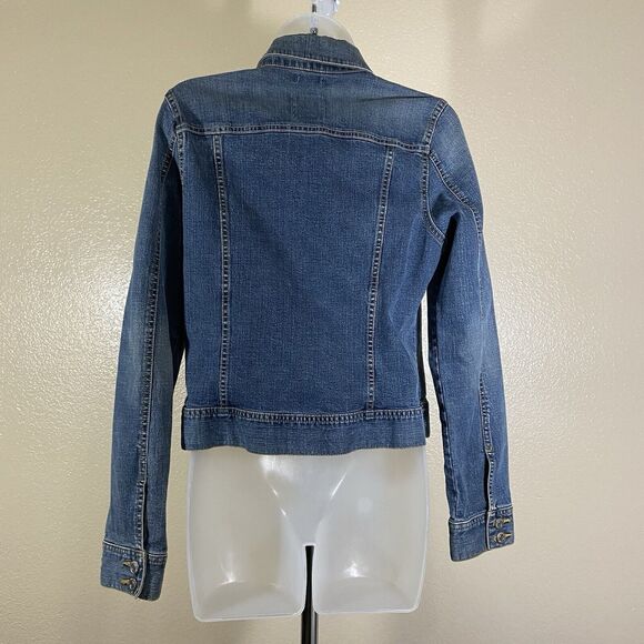 Old Navy Women’s Denim Jean Jacket, Size Medium - Picture 2 of 8